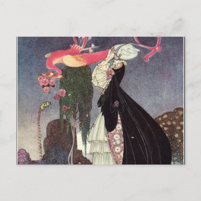 In Powder and Crinoline Kay Nielsen Postcard (Front)