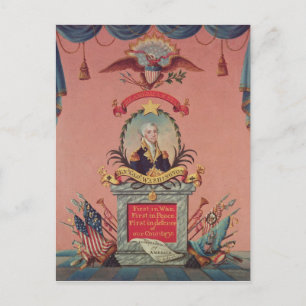In Praise of George Washington Postcard