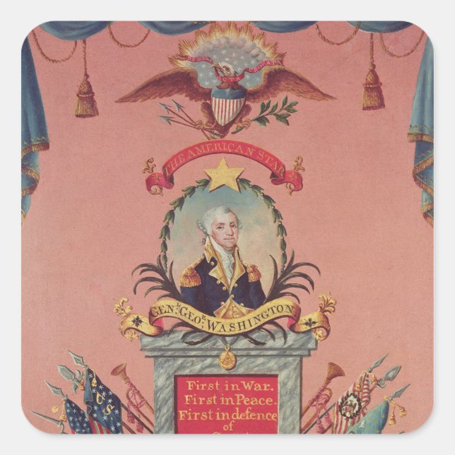 In Praise of George Washington Square Sticker (Front)