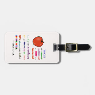 In Praise of Teachers Luggage Tag