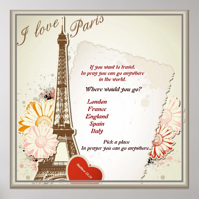 In Prayer You Can Go Anywhere Poster (Front)