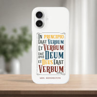 In Principio Erat Verbum Bible Verse in Latin