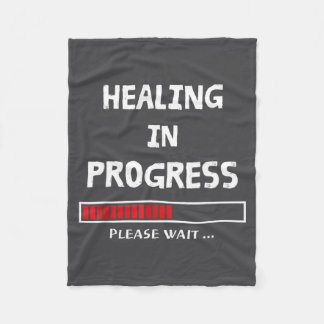 In Progress Loading Funny Sarcastic Sarcasm Quote  Fleece Blanket