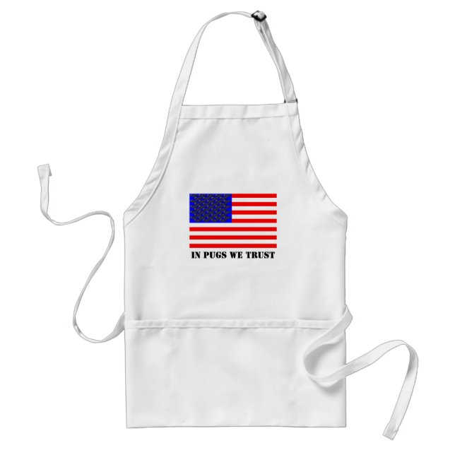 In Pugs We Trust Standard Apron (Front)
