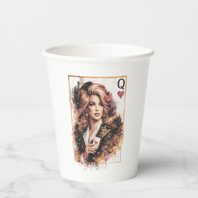 in Queen of Heart we Trust Paper Cups (Front)