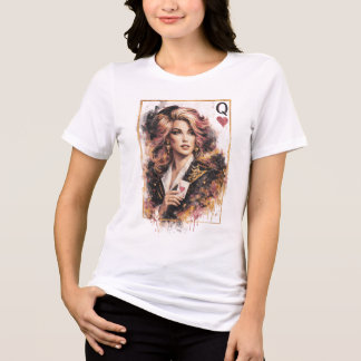 in Queen of Heart we Trust Tri-Blend Shirt