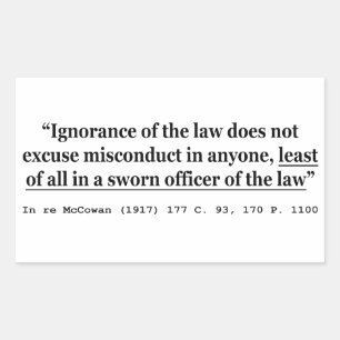 In re McCowan (1917) 177 C 93 170 P 1100 Case Law Rectangular Sticker