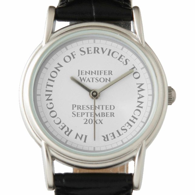 In Recognition of Services to a Community Watch (Creator Uploaded)