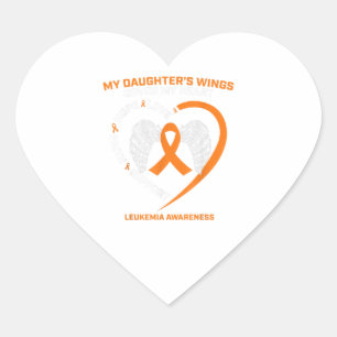 In Remembrance Of Daughter Loving Memory Leukemia Heart Sticker