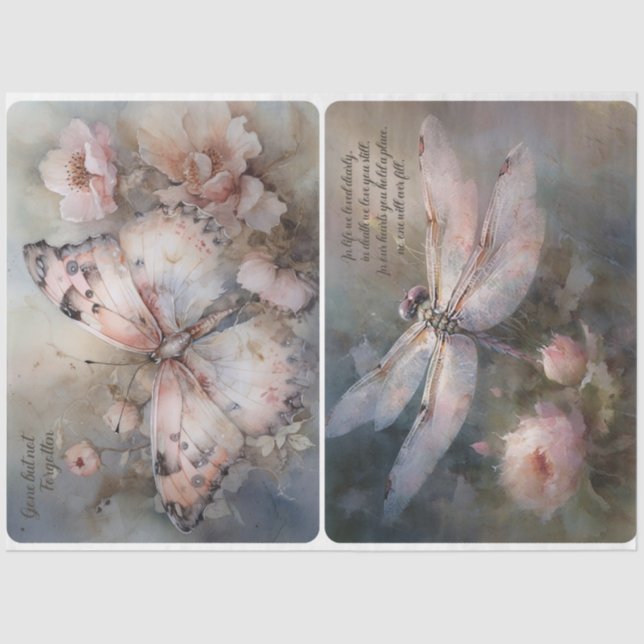 in Remembrance  Tissue Paper (Front)