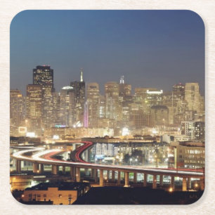 In San Francisco Square Paper Coaster