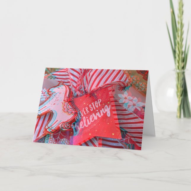IN SANTA CLAUS Greeting Card (Front)