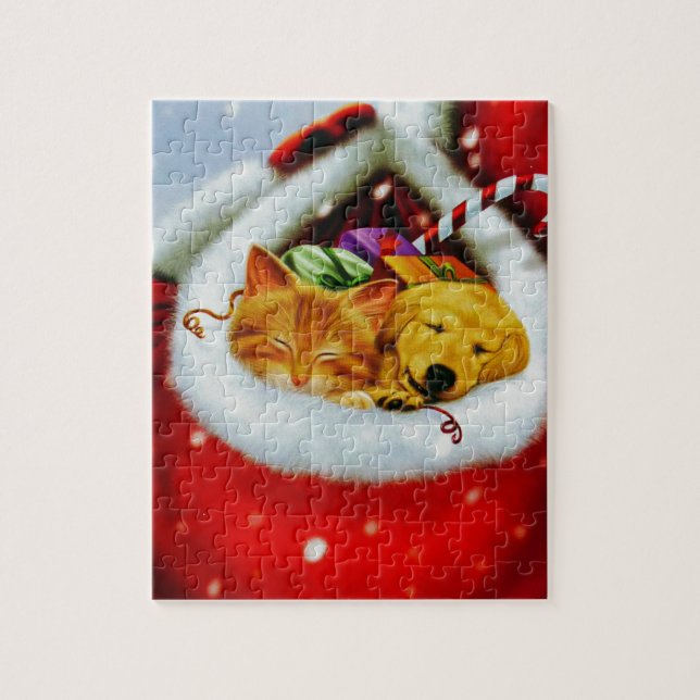In Santa's Sack Jigsaw Puzzle (Vertical)
