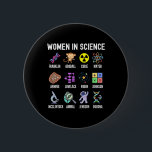 In Science - Feminist Stem Girls Empowerment Kids  6 Cm Round Badge<br><div class="desc">In Science - Feminist Stem Girls Empowerment Kids</div>