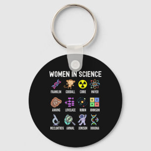 In Science - Feminist Stem Girls Empowerment Kids  Key Ring