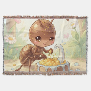In Search of Blossom Gold.2 Throw Blanket