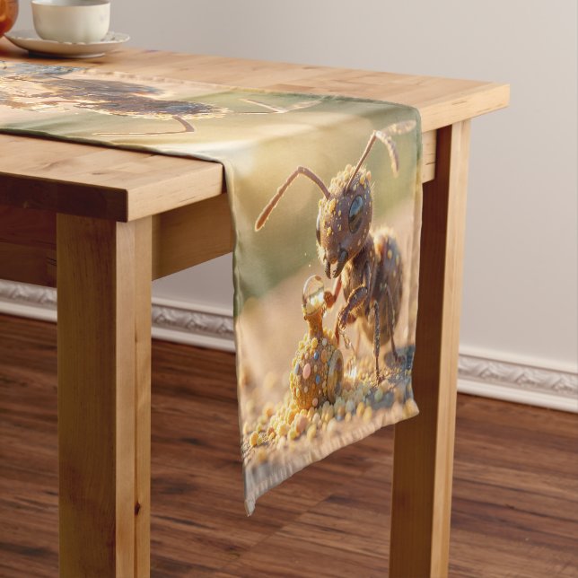 In Search of Blossom Gold.4 Short Table Runner (In Situ)