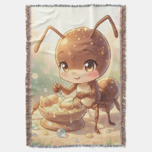 In Search of Blossom Gold.9 Throw Blanket
