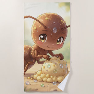 In Search of Blossom Gold Beach Towel