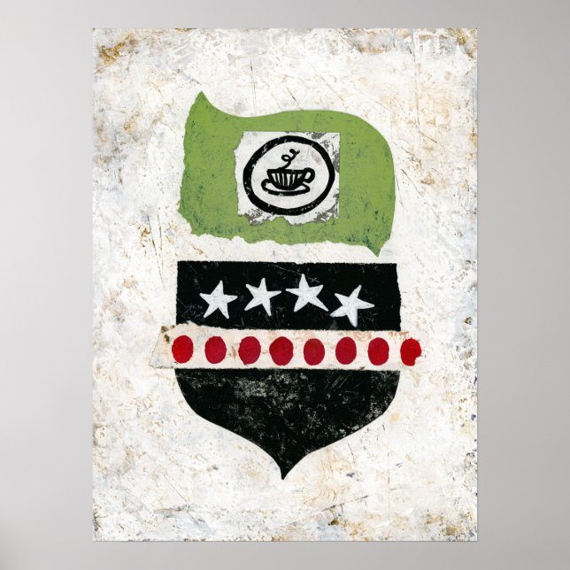 In Search Of Coffee Poster Wall Art (Front)