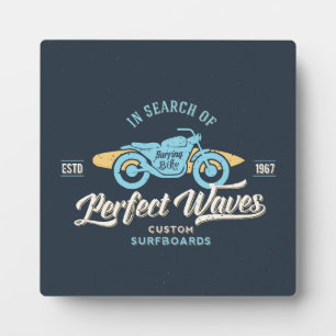 In Search Of Perfect Waves Poster Plaque