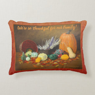 "In Season" Thanksgiving Decorative Cushion