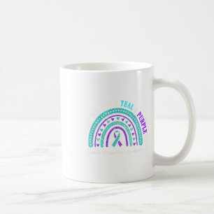 In Sep Wear Teal And Purple Suicide Prevention Awa Coffee Mug