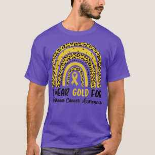 In September I Wear Gold For Childhood Cancer Awar T-Shirt