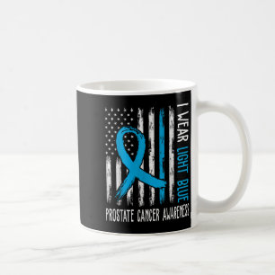 In September We Wear Light Blue Prostate Cancer Aw Coffee Mug