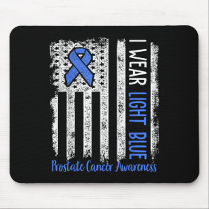 In September We Wear Light Blue Prostate Cancer Aw Mouse Pad