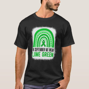 In September We Wear Lime Green Rainbow Lymphoma A T-Shirt