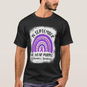 In September We Wear Purple Alzheimerheimer's Awar T-Shirt