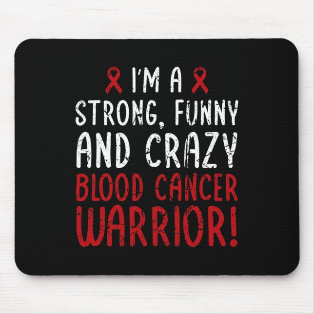 In September We Wear Red Butterfly Blood Cancer Aw Mouse Pad (Front)