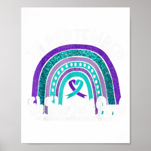 In September We Wear Teal &amp; Purple Suicide Pre Poster