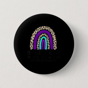In September We Wear Teal And Purple Suicide Preve 6 Cm Round Badge