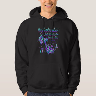 In September We Wear Teal & Purple Suicide Awarene Hoodie