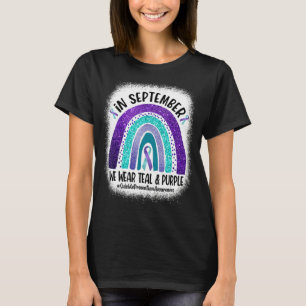 In September We Wear Teal Purple Suicide Preventio T-Shirt