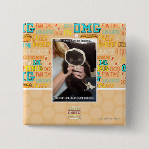 In Several Dumpsters 15 Cm Square Badge