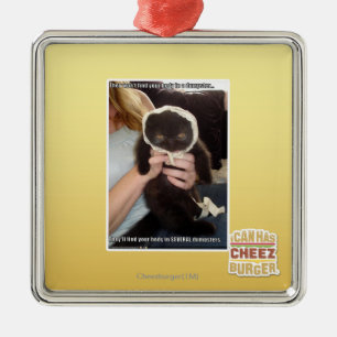 In Several Dumpsters Metal Ornament