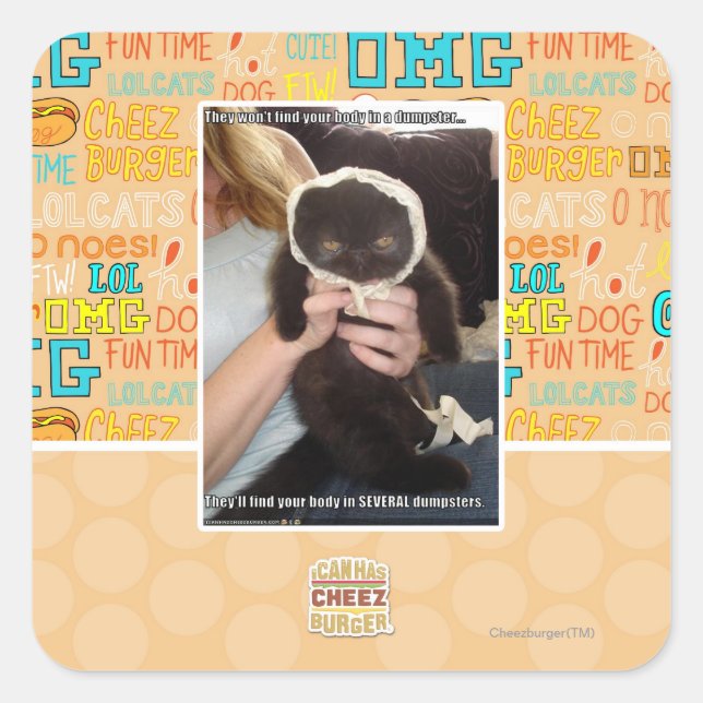 In Several Dumpsters Square Sticker (Front)