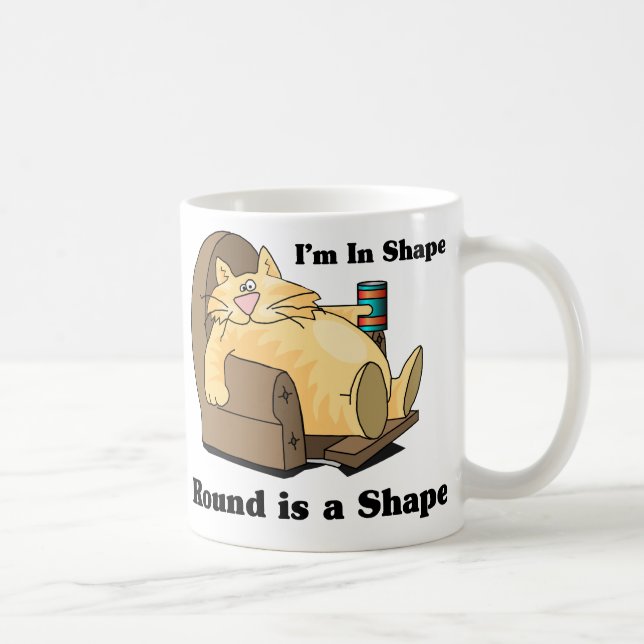 In Shape Cat Coffee Mug (Right)