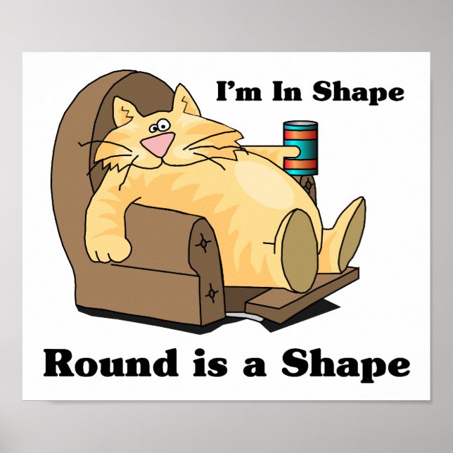 In shape cat poster (Front)