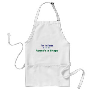 In shape standard apron
