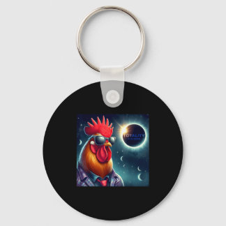 In Shirt Total Solar Eclipse April 8 Key Ring