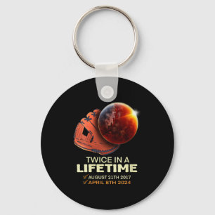In Shirt Womens Solar Eclipse Twice Lifetime Key Ring