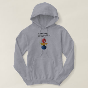 “In Silence, I Reign” motivational quotes  Hoodie