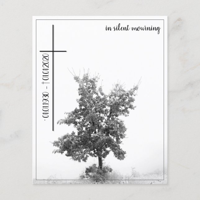 In silent mourning - tree on meadow 2.0 (Front)