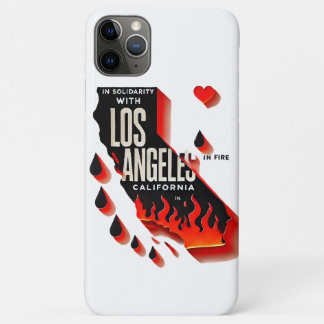 IN SOLIDARITY WITH ANGELES CALIFORNIA iPhone 11 PRO MAX CASE