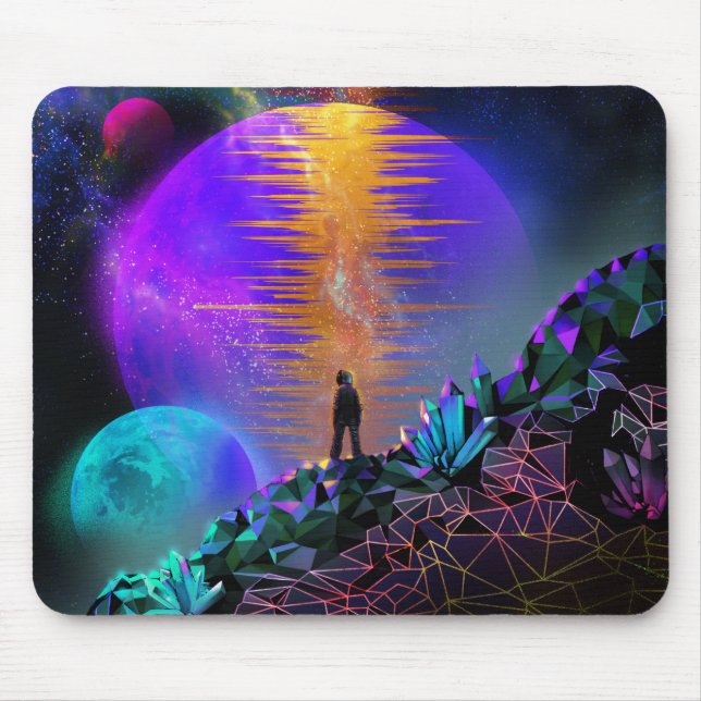 In Space, No One Can Hear You... Mousepad/Pat Mouse Pad (Front)