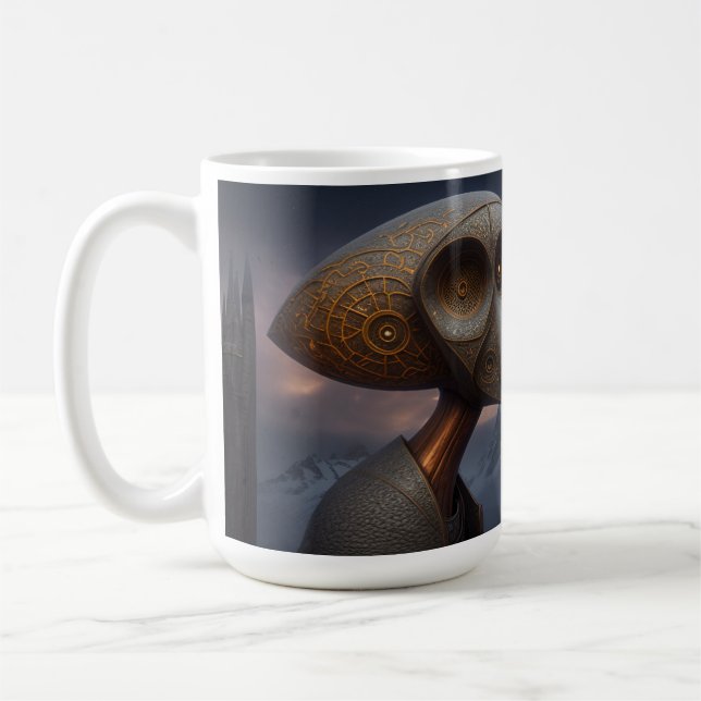 In stone coffee mug (Left)